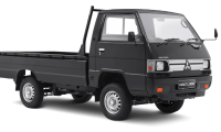 mitsubishi L300 pick up hitam manual tampak depan samping